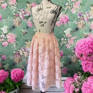 Special event floral skirt SMALL